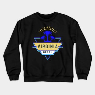 Virginia beach Vibes 80's 90's Crewneck Sweatshirt